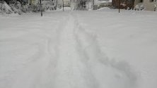сняг в Румъния