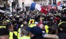 Повече от 40 души бяха задържани в Париж по време на демонстрациите в събота