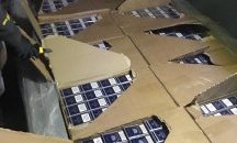 Задържаха над половин милион къса нелегални цигари, скрити в строителни панели
