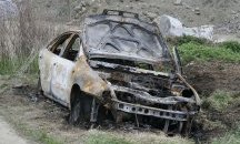 Лек автомобил горя в Бургас