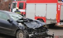Тир и бус се удариха на "Тракия", 67-годишна е откарана в болница