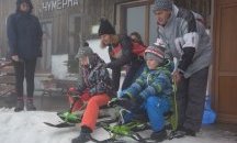 Надпревара с шейни на зимния празник в Еленския балкан