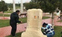 Поставиха макет на кулата на Перперикон в Измир