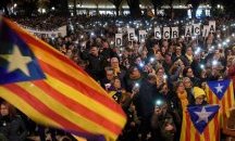 Стотици хиляди протестираха в Барселона