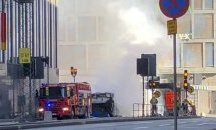 Автобус се взриви в центъра на Стокхолм