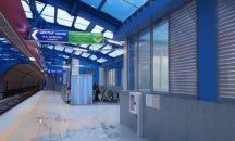 Протече навесът на метростанция „Ломско шосе“