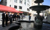 Столичният кмет инспектира фонтана на площад "Славейков", пускат го след 14 години