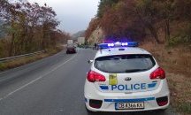 Влекач на ТИР изгоря близо до Харманли
