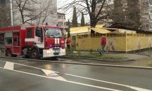 Пожар заради късо съединение пламна в болницата в Гълъбово