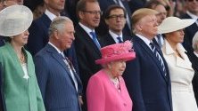 Британският премиер Тереза Мей, британският принц Чарлз Принцът на Уелс, британската кралица Елизабет II, президентът на САЩ Доналд Тръмп и  първата дама Мелания Тръмп присъстваха на честванията по случай 75-та годишнина от Деня на D, който дава началото на края на Втората Световна Война. 