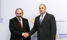 Румен Радев обсъди с арменския премиер засилването на регионалната свързаност