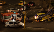 Тежка катастрофа между две таксита на "Орлов мост" в София