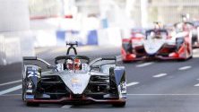 Швейцарски пилот  по време на единадесетият етап на шампионата  във FIA Formula E  в Берн, Швейцария.