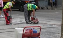 Ремонтират новата настилка на ул. "Граф Игнатиев"