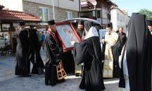 Чудотворната икона "Св. Богородица Скоропослушница" от Атон пристигна в Банско