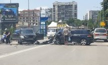 Тежка катастрофа на столичния бул. "Тодор Каблешков"