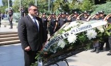 МВР отбеляза професионалния си празник с водосвет пред Паметника на незнайния войн