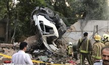 Бетоновоз се вряза в стената на руското посолство в Техеран