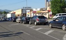 Километрична опашка на „Кулата“ на изхода от България