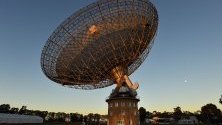 Телескопът на Обсерватория Паркс, в Западна Австралия.