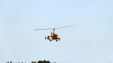 Gyrocopter по време на Wings Over Baltics Airshow 2019 в Тукумс, Латвия.
