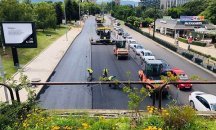 Ремонтът на столичния бул. „България“ се бави заради лошото време