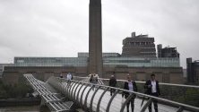 Изглед към художествената галерия Tate Modern в Лондон, Великобритания.