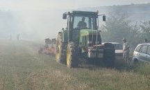 Трактор се е запалил и е изгорял напълно в землището на село Каранци