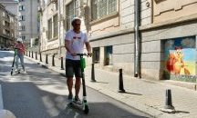 Написаха акт на мъж, карал електрическа тротинетка в столицата