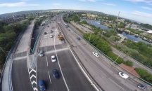 Катастрофа с автобус и кола на Аспаруховия мост във Варна, четирима пострадаха