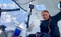 Грета Тунберг пристигна в Америка след опасно плаване през Атлантика