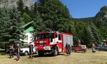 Пожарът край Рилския манастир е локализиран, гасенето продължава