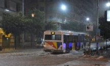Поройни дъждове и гръмотевични бури в района на Солун