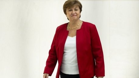 Управителят на БНБ се срещна с Кристалина Георгиева