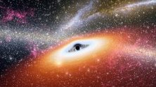 Визуалицазия, дело на НАСА, на поява на черна дупка.