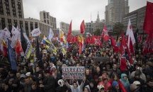 25 000 участваха в протест на опозицията в Москва
