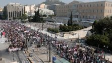 Първата обща стачка срещу новото правителство в Гърция