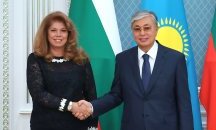 Изучаването на български език в Казахстан бе основна тема на разговор между Йотова и Токаев