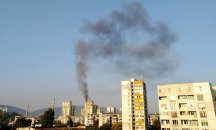 Пожар гори в жилищен блок в квартал "Сердика"