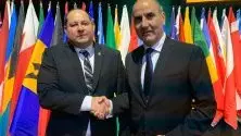 Цветан Цветанов и комисар Еди Джонсън, началник на полицията на Чикаго