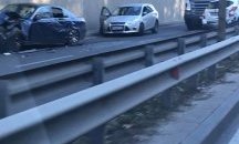 Верижна катастрофа затрудни движението по столичен булевард