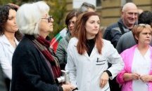 Лекари от "Александровска" излизоха на протест (Обновена)
