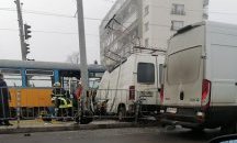 Катастрофа между бус и трамвай на „Ботевградско шосе”