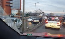 Катастрофа затрудни движението на бул. ''Александър Малинов'' в София