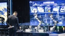 Шоурум на Huawei в Донгуан, Китай.