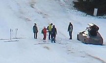 Турист затъна с колата си на ски писта, подвел се по GPS-а