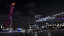 Стадион &quot;Халифа&quot; в Доха, Катар, където ще се състои полуфинала от Световната купа на клубните футболни отбори на 18 декември.