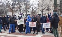 Благоевградчани протестираха срещу мръсния въздух в града