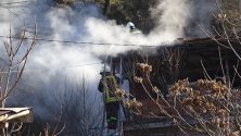 Пожар горя в къща край Благоевград