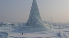 Международния леден фестивал в Харбин, Китай.